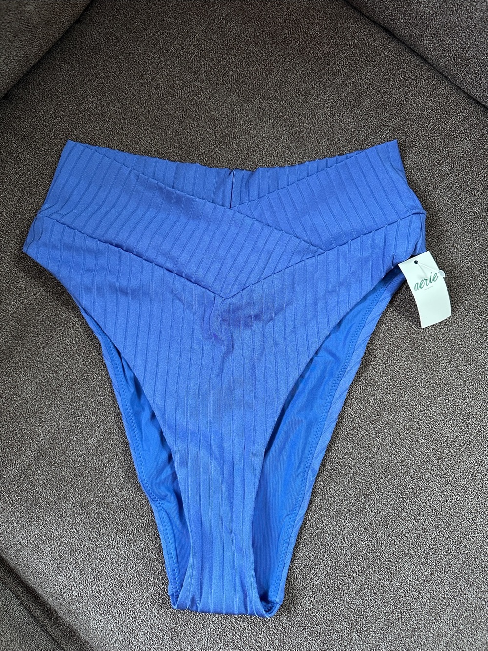 AERIE high waisted cheeky bikini bottom size medium